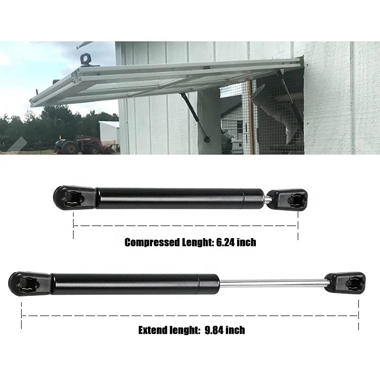 Hongyun Hot Sale Good Quality Cabinet Door Gas Strut Lift Lid Support Flap Stay Damper Gas Spring Other Furniture Hardware QPQ