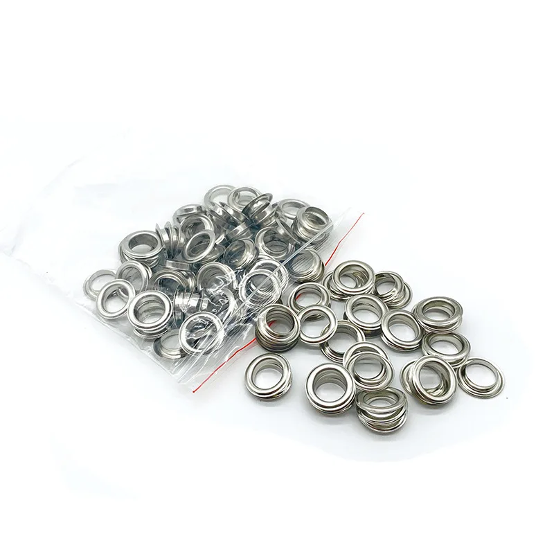 Wholesale Custom Size and Color Shape Round Metal Brass Eyelets And Grommets Garment Eyelet For Clothing Shoe