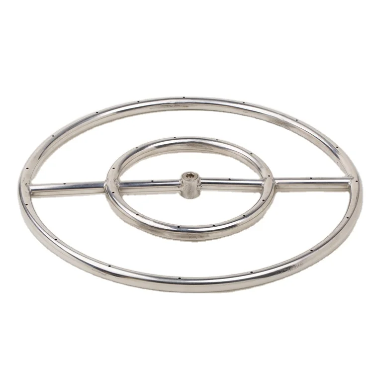 DIY design gas burner for fire pit and fireplace