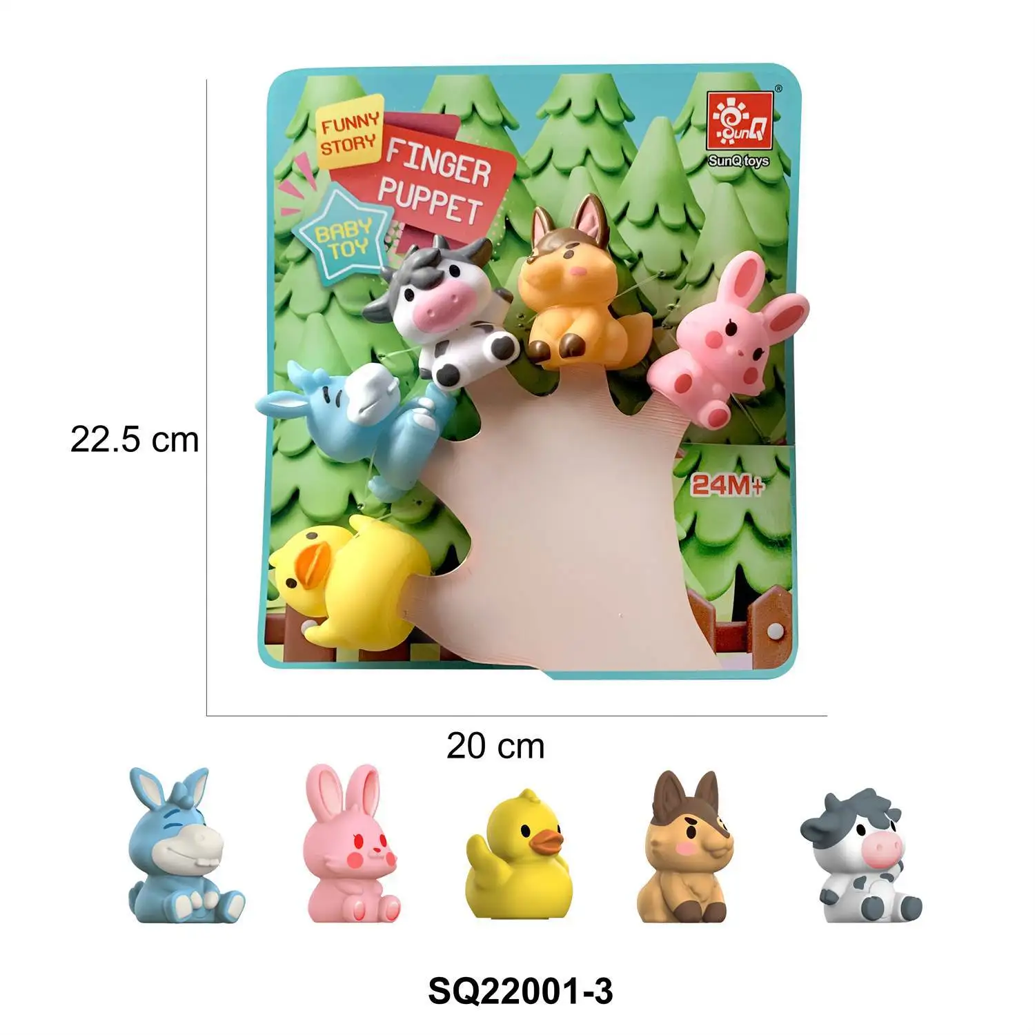 Finger Puppets Set  Animal Finger Puppets Toys For Story Time Kids Puzzles Educational Toy Custom Packing