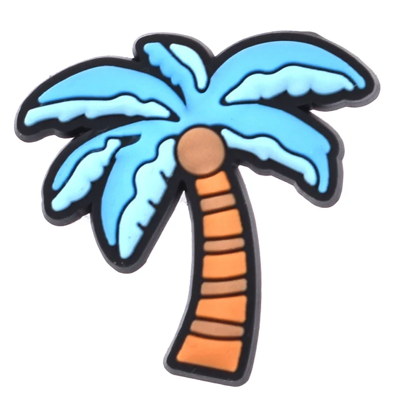 2023 new guam island hawaii beach shoe charms summer theme  shoes decorations accessories charms for kid gift