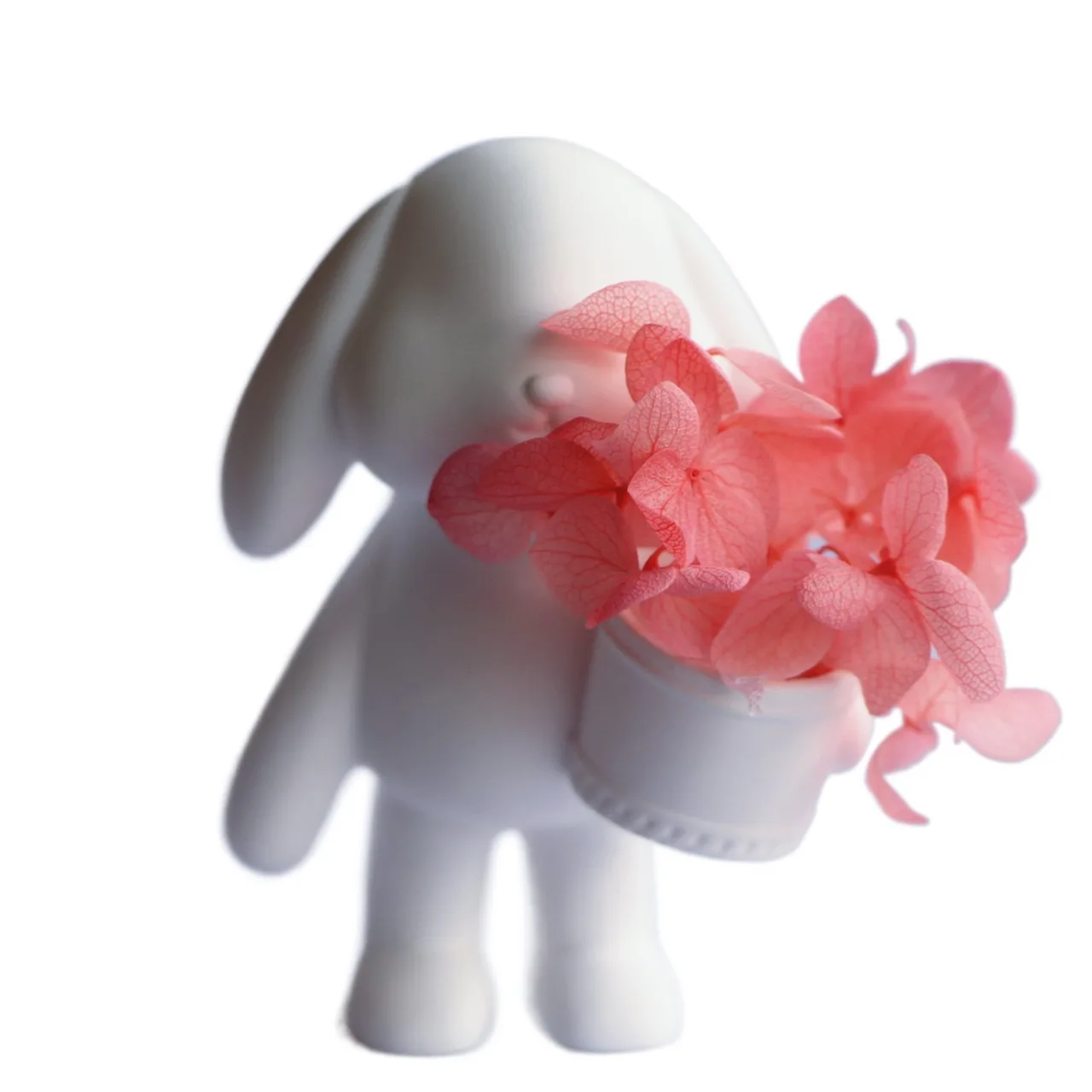 Handmade lovely ceramic rabbit shape essential oil perfume diffuser aromatherapy decoration automobile interior duct accessories