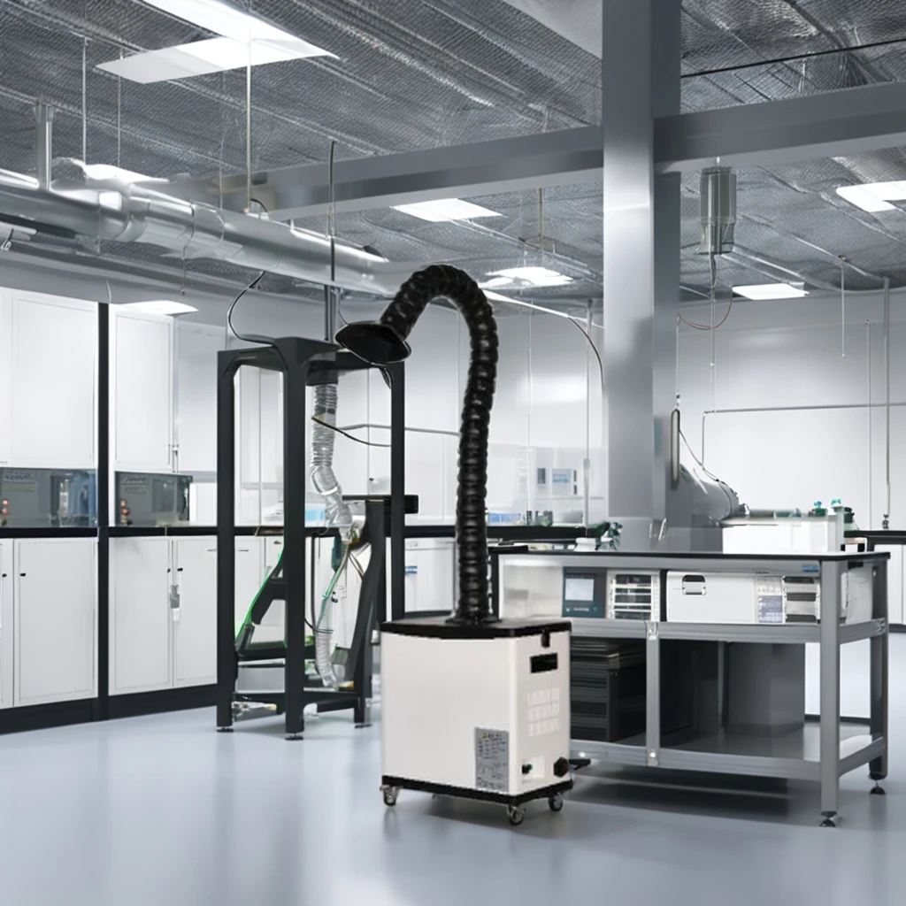 Single head Fume Extrator Smoke Purify Machine Stable airflow control technologyAir Purifier Absorber for Laser marking machine