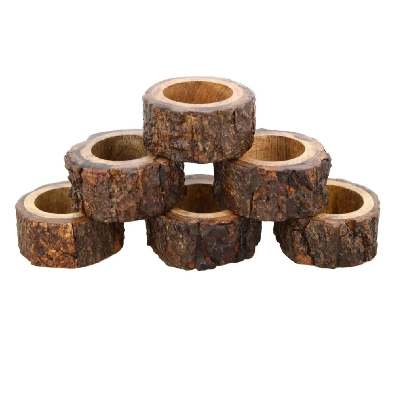 
Кольца для салфеток из натурального дерева, винтажное деревянное кольцо для салфеток для свадьбы 