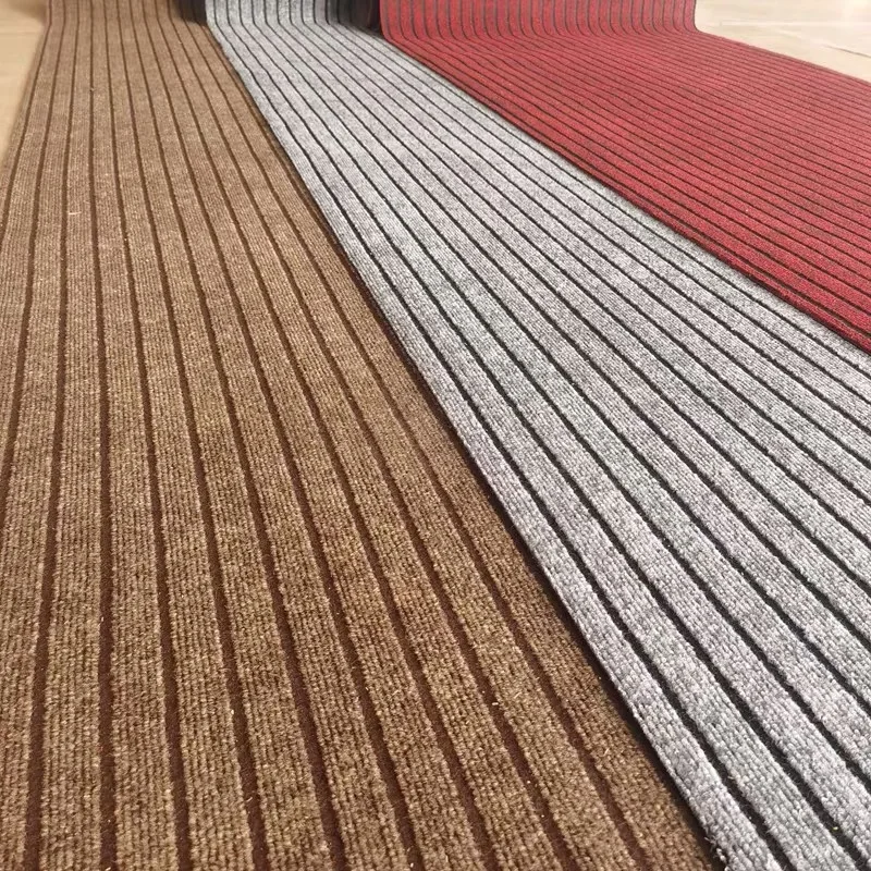 strip carpets Non-woven polyester  slip-resistant exhibition office hotel corridor wedding stage  event velour carpet