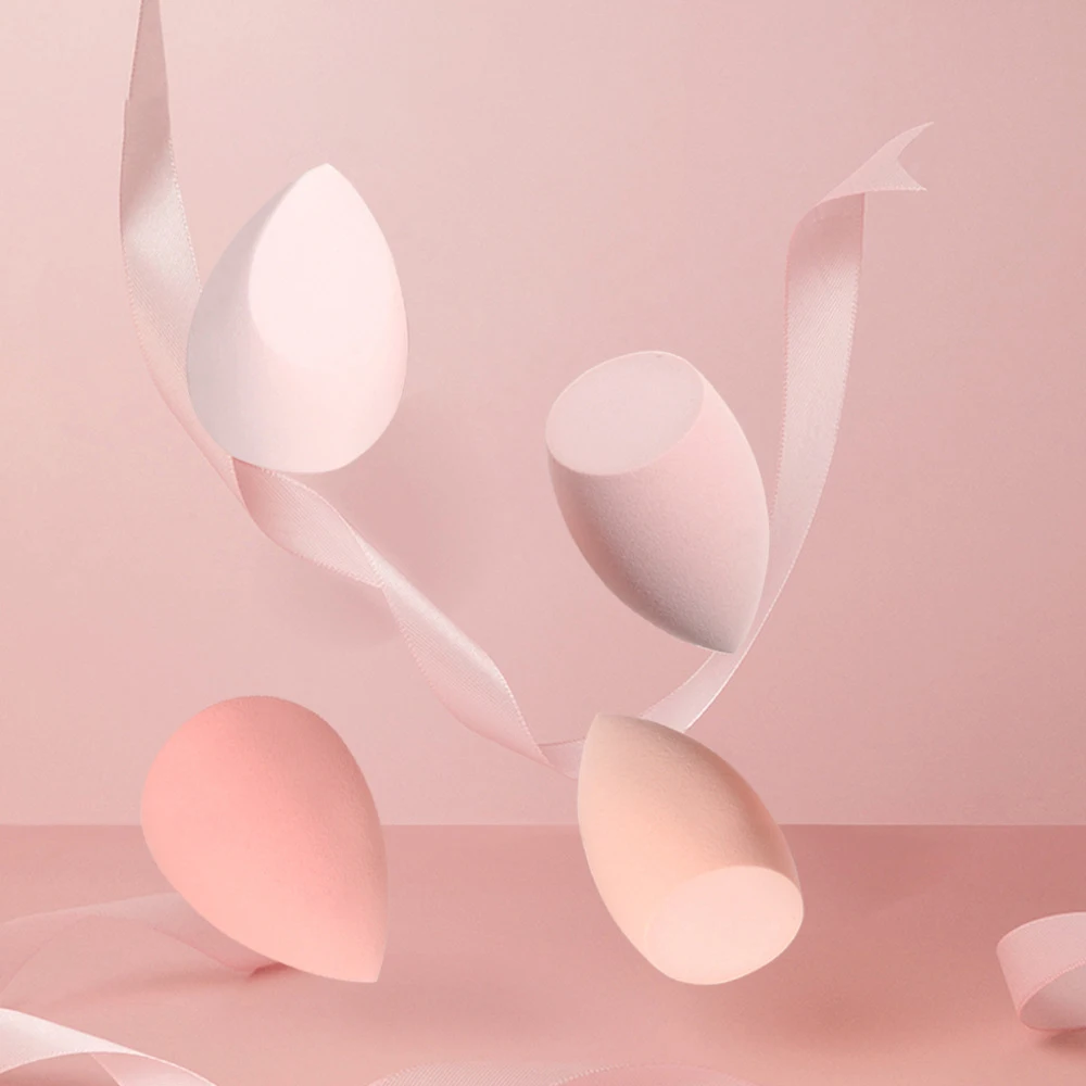 
Private Label Makeup Blender Sponge Set 4pcs Makeup Sponge Non-latex Soft Beauty Sponge Makeup Blender with Retail Box Wholesale 