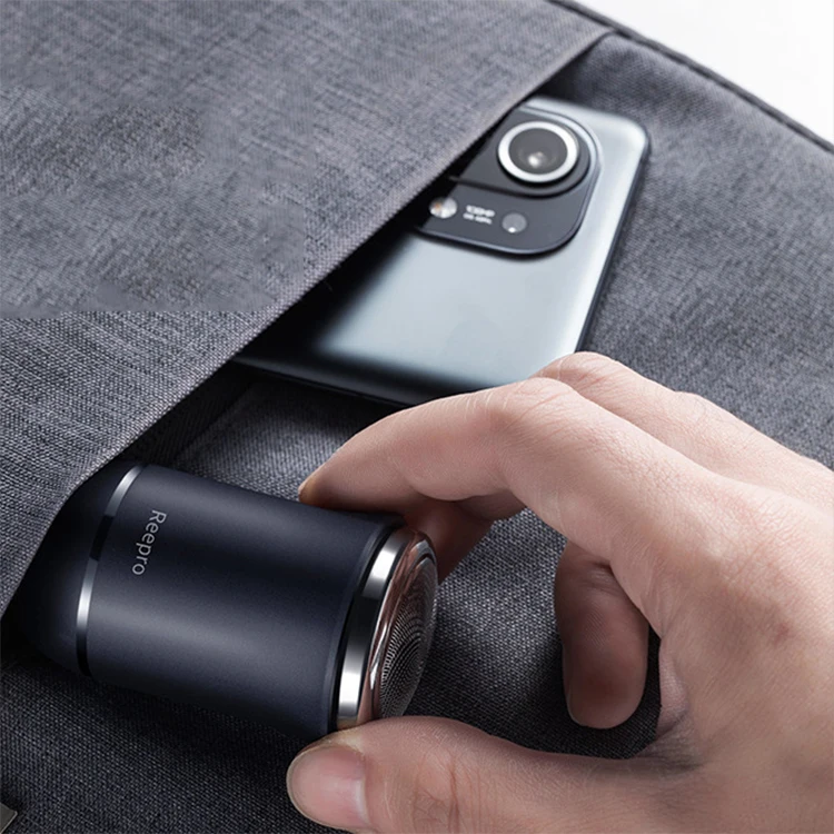 
Mini Rechargeable Electric Waterproof rotary cordless shaver 