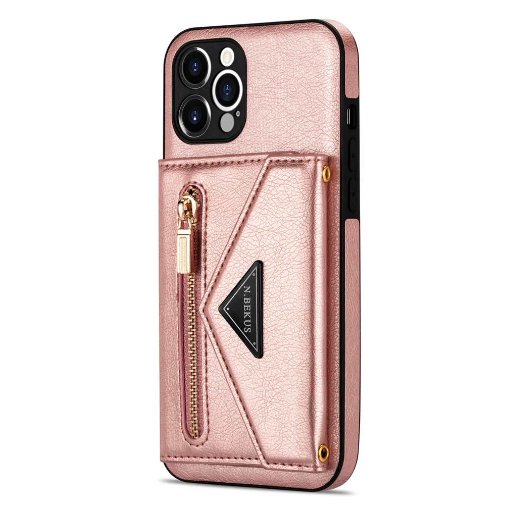 Luxury PU Leather Phone Case For iPhone 12 Pro MAX Slim Wallet Card Back Cover For iPhone 12 Mini 11 XSMAX XR XS X 8 7 SE 2020