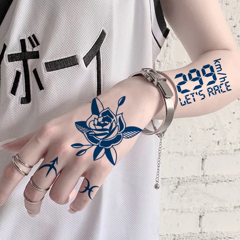 
waterproof small gold lace face body CUSTOM temporary tattoos paper 