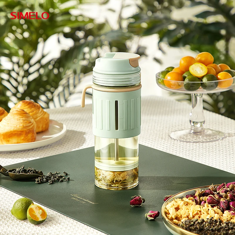 SIMELO 316 Stainless steel material French pressure cup Insulated Coffee Mug 470ML Vacuum insulated coffee cup