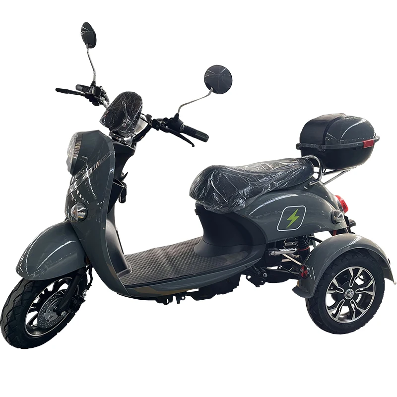 EEC certificate best sale 60V20Ah lead-acid battery 800w electric power tricycle with pedal three wheel electric bike