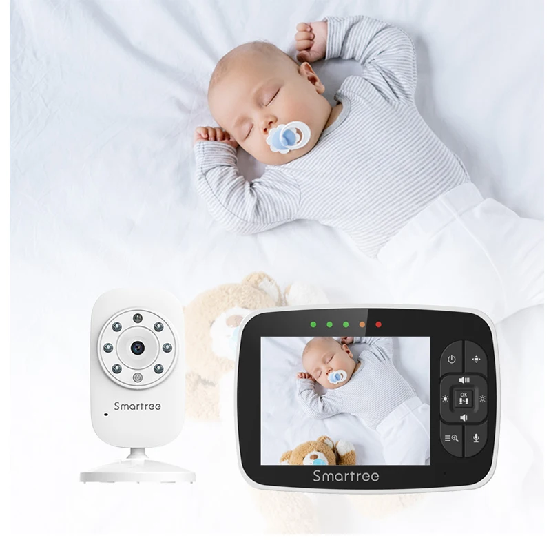 Panoramic digital children crying detection sound monitoring baby monitor sound detection