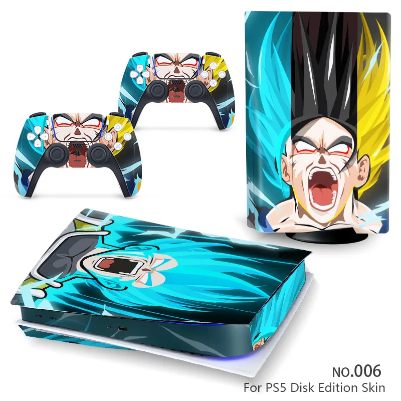 PS5 Game Console Sticker Film Protection Skin Controller Sticker for Sony PS5 Console and Controller