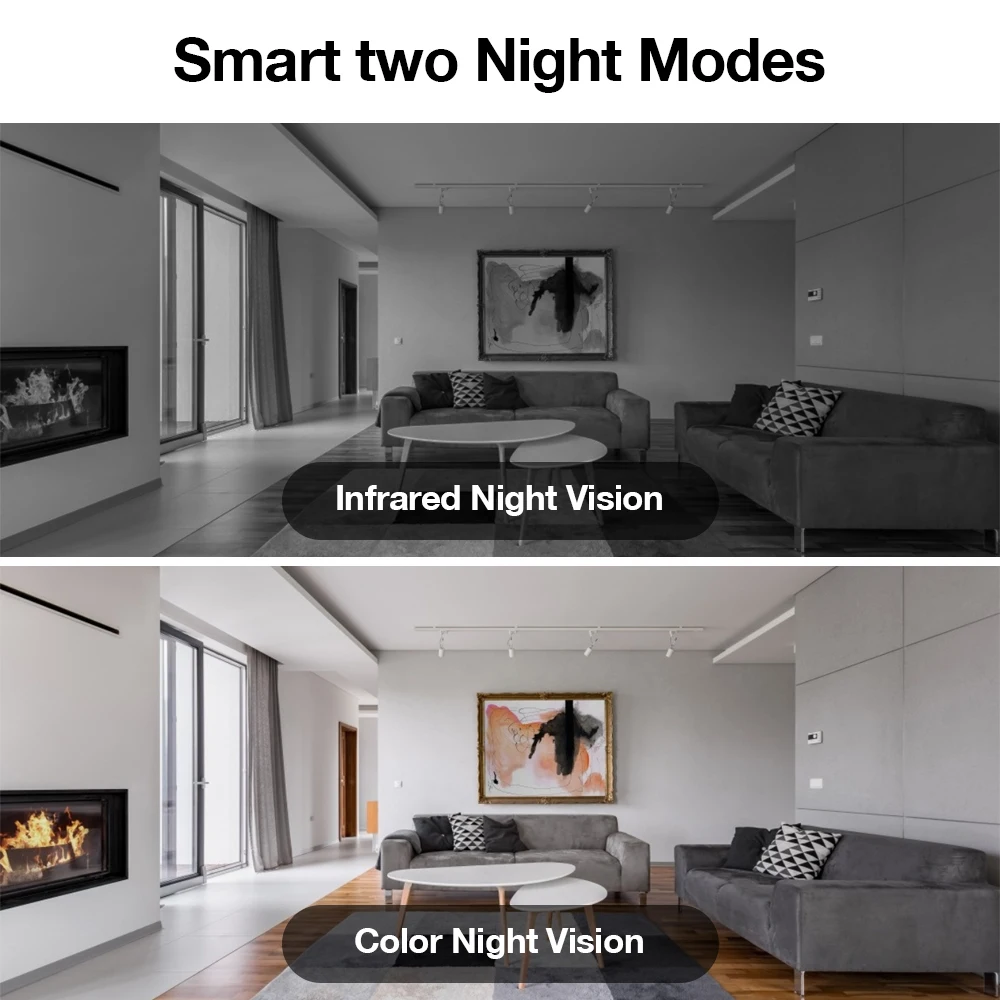 Double Light Smart Indoor 3MP Pan Tilt Wireless Security Yoosee WIfi Camera