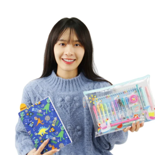 New Style hardcover study office supplies beautiful cute spiral notebook journal