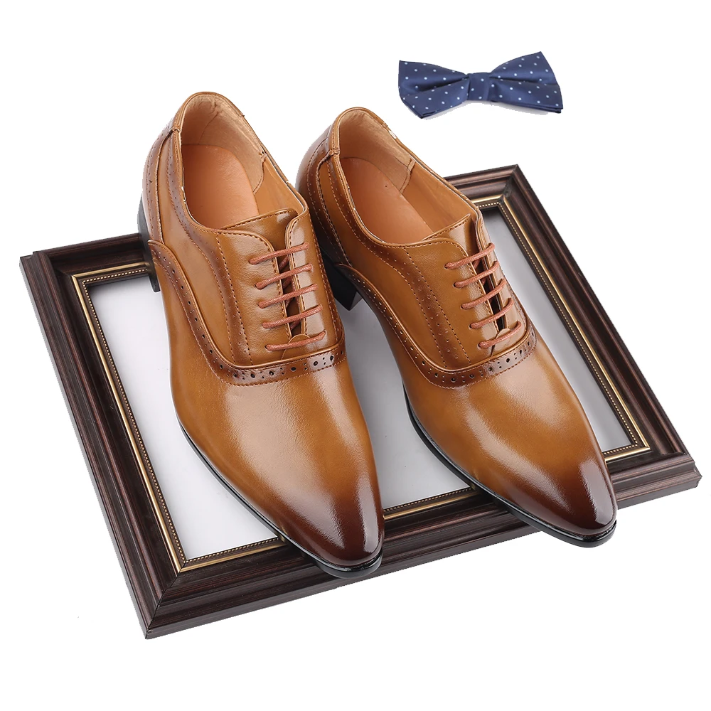Мужские деловые туфли оксфорды на шнуровке, свадебные классические туфли, большой размер 39-48, новинка 501