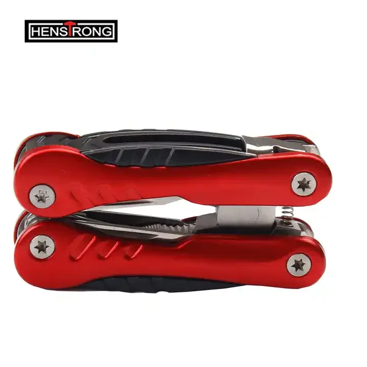 12-in-1 Mini Multi-Function Multipurpose Folding Pocket Pliers DIY Grade Steel Hand Tool with Blade and Screwdriver