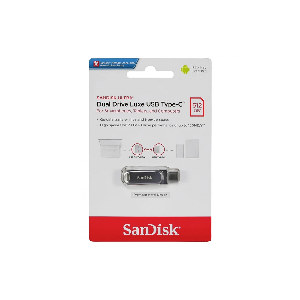 512GB USB Type-C Flash Drive SDDDC4-512G-G46