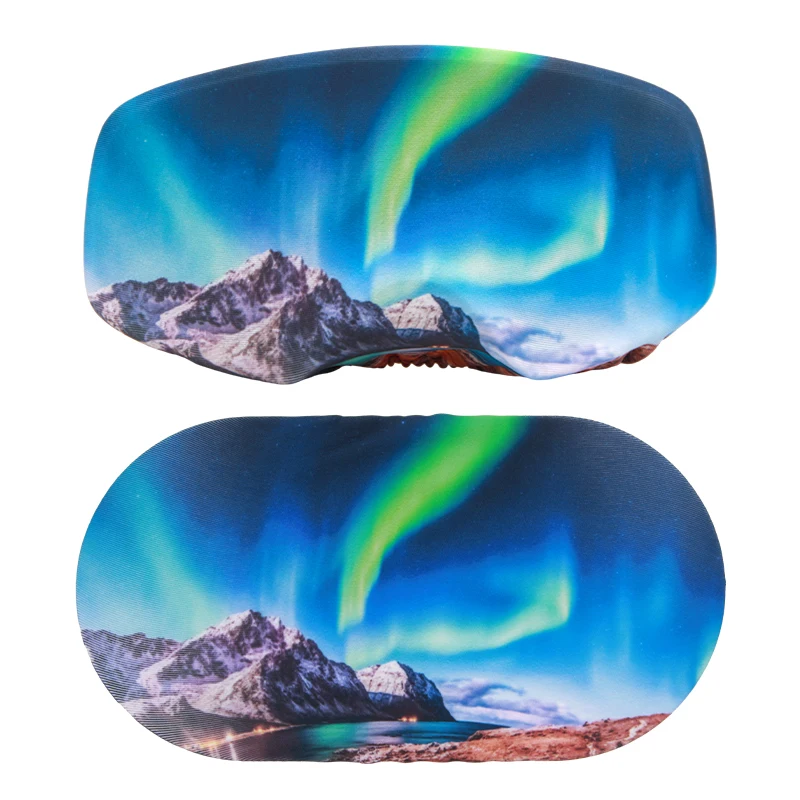 Custom Ski Snowboard Goggle Cover Microfiber Ski Goggle Protector Snow Sports Goggle Cover