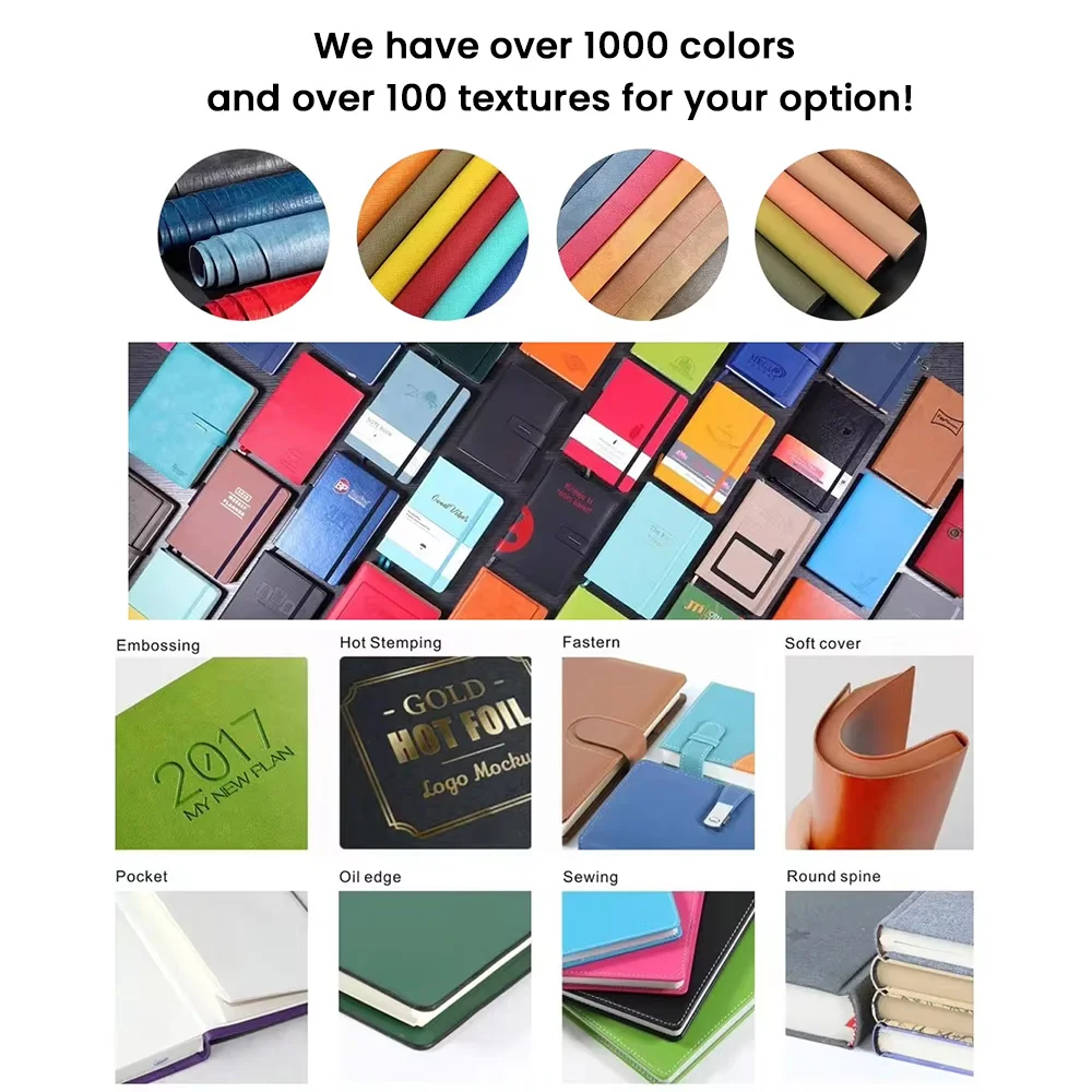 Customized Colorful Notebooks Promotional Custom Logo High Quality Custom notepad
