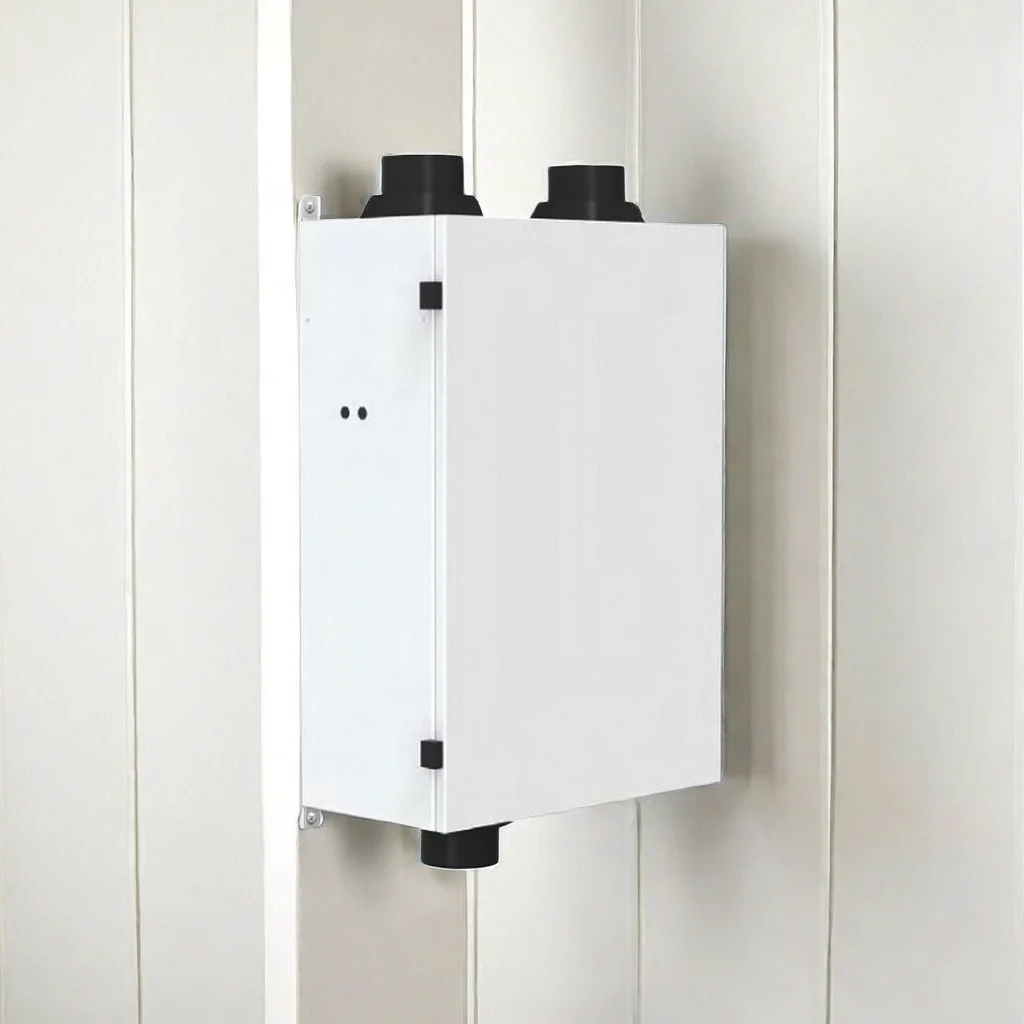 Бесшумный дизайн настенный аппарат для очистки и осушения свежего воздуха все-в-одном