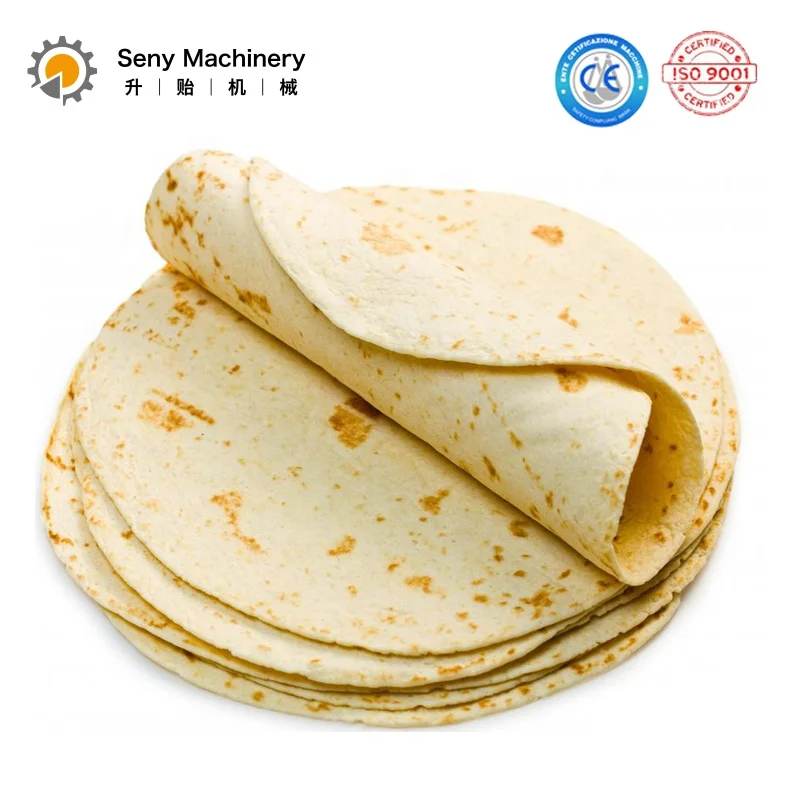
Fully automatic high capacity Chapati Pita Tortilla Roti bread Lavash making machine with natual gas oven 
