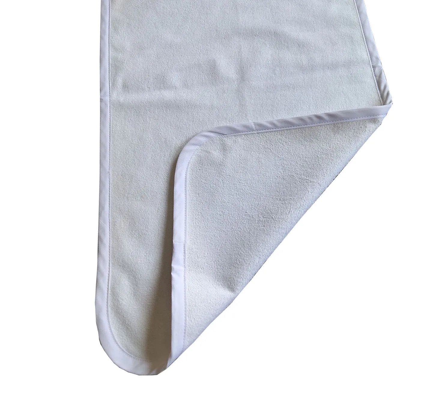 Factory wholesale washable waterproof  TPU terry and printing fabric portable baby changing mat diaper bag diaper pad