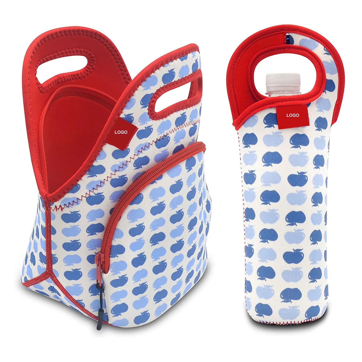 Nature Insulated Neoprene Lunchbox Tote Lunch Bag Made For Women, Men and Kids