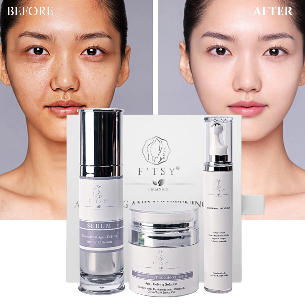 Hyaluronic Acid Skin Care Set Facial Toner Serum Kitbeauty Gift Set Skin Care Korea Face Skin Care Set Personalizzato Logo