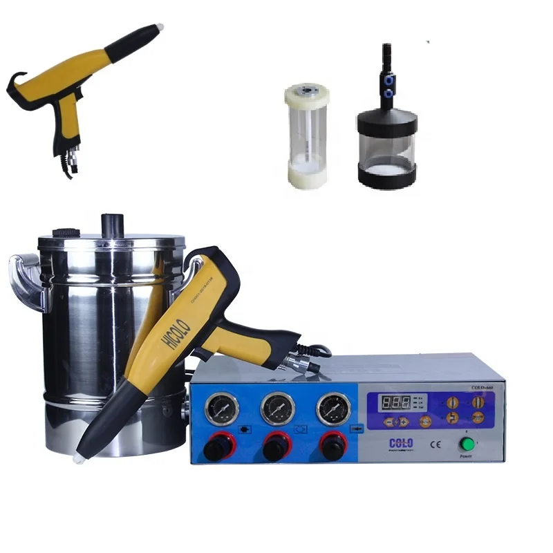 COLO Classic model COLO-660 small hopper portable powder spray  coating  machine