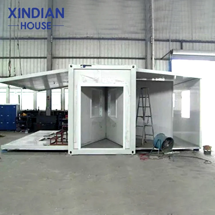 New 20 Feet Folding Container Steel Structure Assemble Container House House 3 Bedroom Prefabrication Folding Customized Office