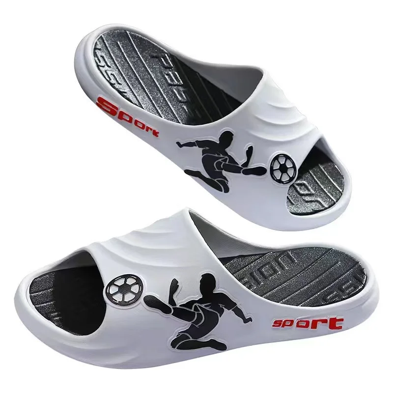 Футбольные тапочки мужские летние уличные модные Молодежные трендовые износостойкие сандалии оптом