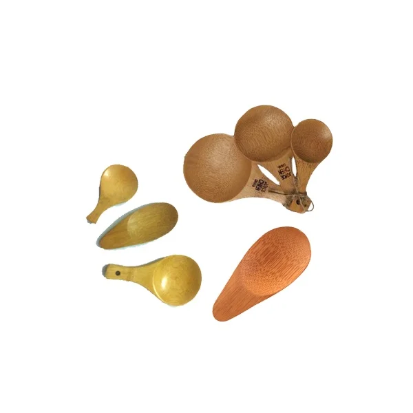 Food grade hot sell bamboo tea measuring spoon Reusable Wooden Honey Spoon high quality mini wooden bamboo spoon for sale