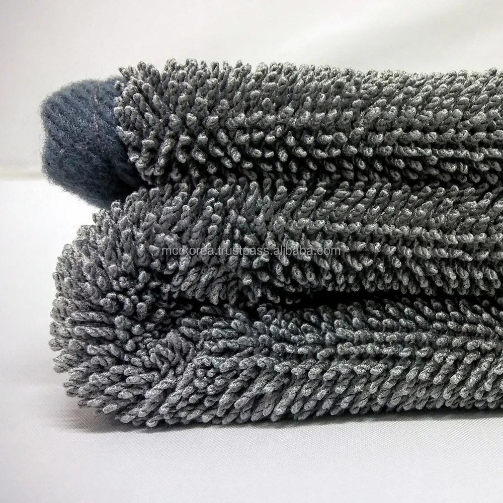 KOREAN PREMIUM TWIST MICROFIBER CAR DRYING TOWEL 550GSM 73x90cm Extra Large Quick Absorption High Pile Soft Suede Edge