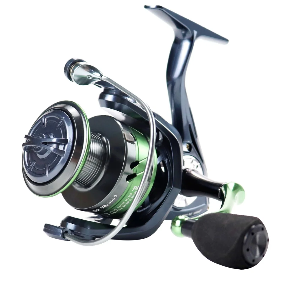 JOF Metal Long-distance Casting Spinning Reel Left Hand Use for Sea Fishing and Rocker Fishing 10 Aluminum Alloy Fake Bait 106