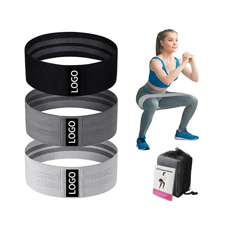Custom Logo 3 Resistance Levels Perfect For Fitness Private Label Fitness Bands Resistance