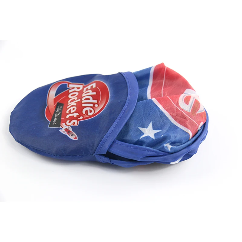 
 Коллекция 2020 года, оптовая продажа, круглый Фрисби из складной ткани с пользовательским логотипом  