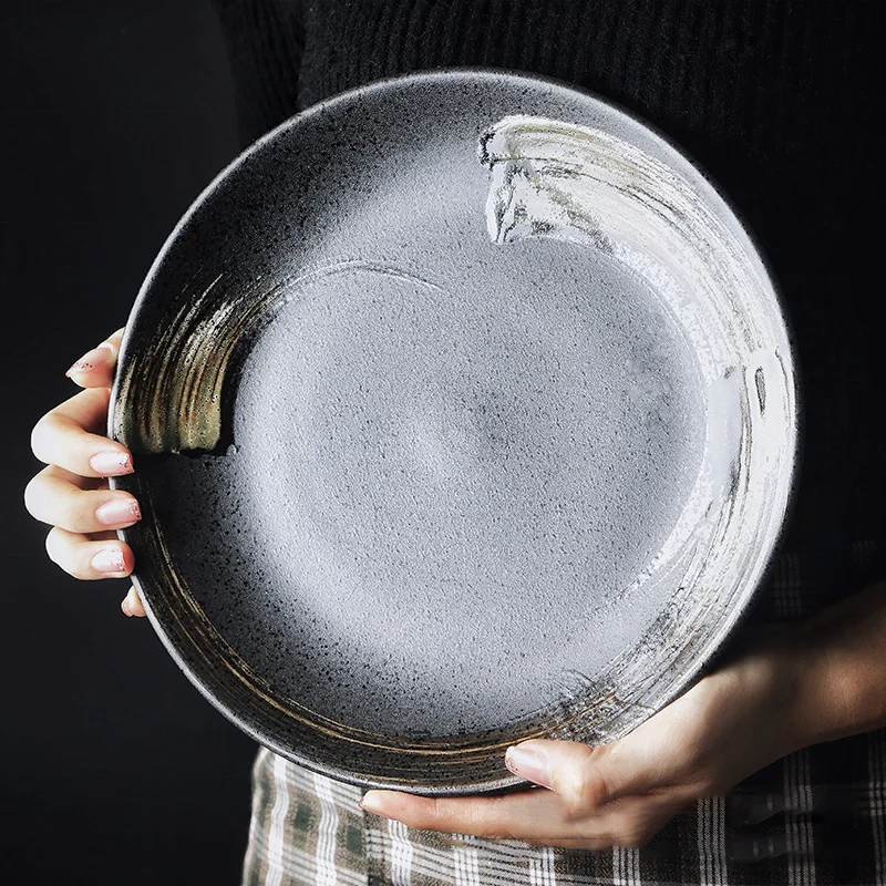 luxury plates and dishes Modern Style Porcelain Restaurant Home Used Dinner Dishes Plates