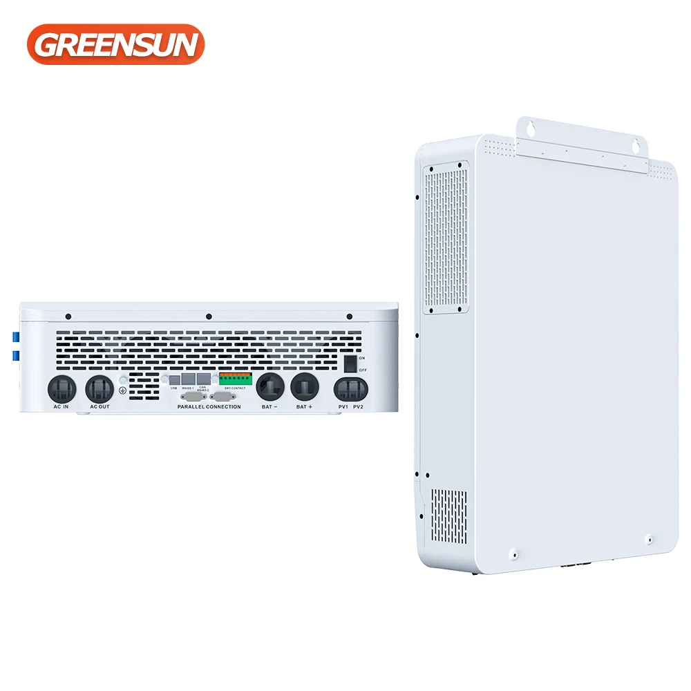 Синусоидальная волна Greensun 48 В от постоянного тока до переменного 110/220 сети низкочастотный домашний подъем все в одном MPPT заряд PV мощность 8 кВт инвертор