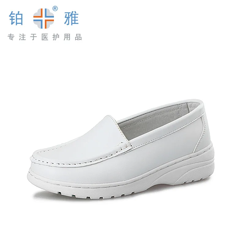 High Quality Low Price White Nursing Shoes Woman Nurse Leather Shoes Medical Shoe