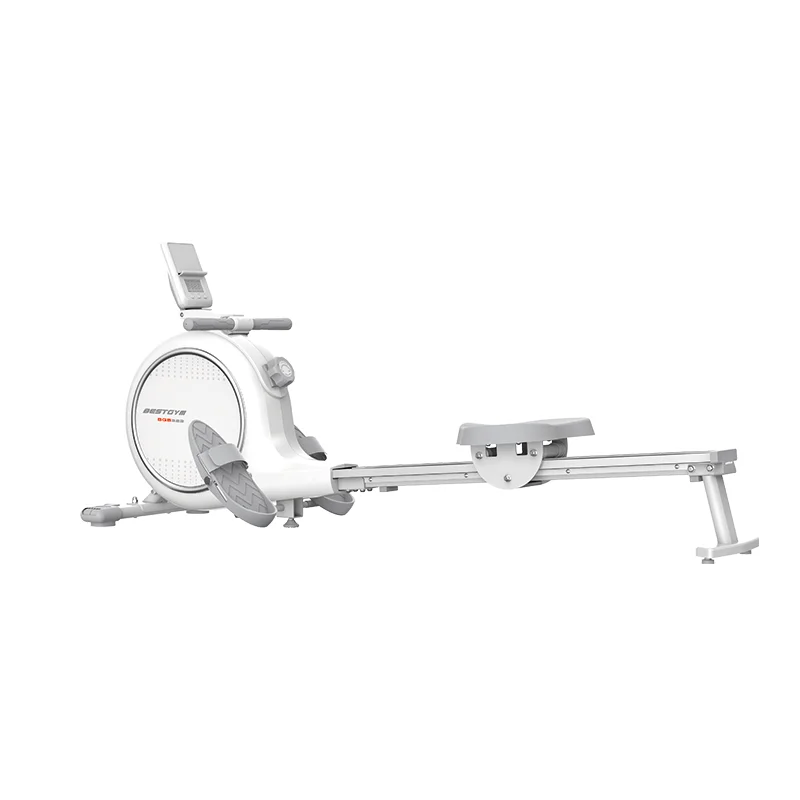 BGB322 8 Level Indoor Fitness Gym Home Use Foldable strength wheels Rower Exercise Equipment Water seated Rowing Machine