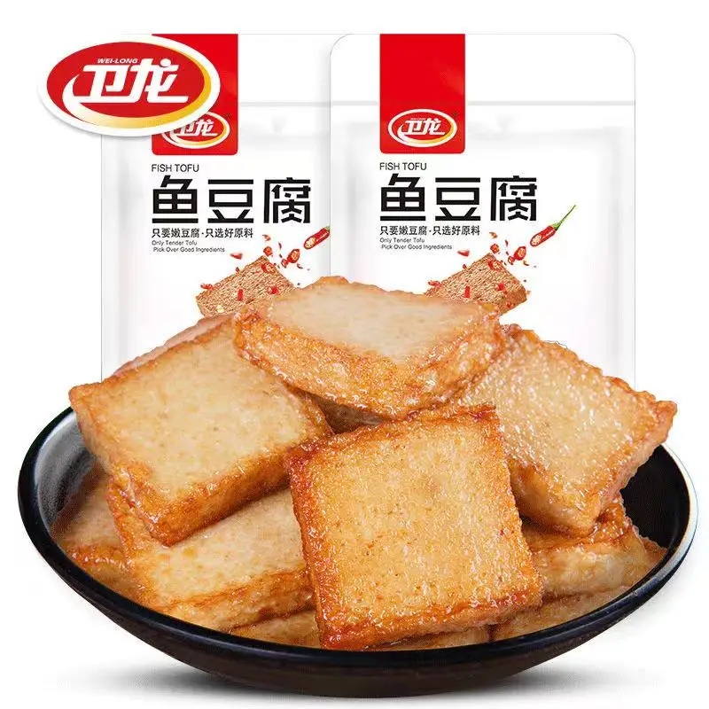 Weilong Рыба тофу 180 г * 1 рыба доска горение снэки для отдыха сушеные бобы завивка Фабрика оптовая продажа