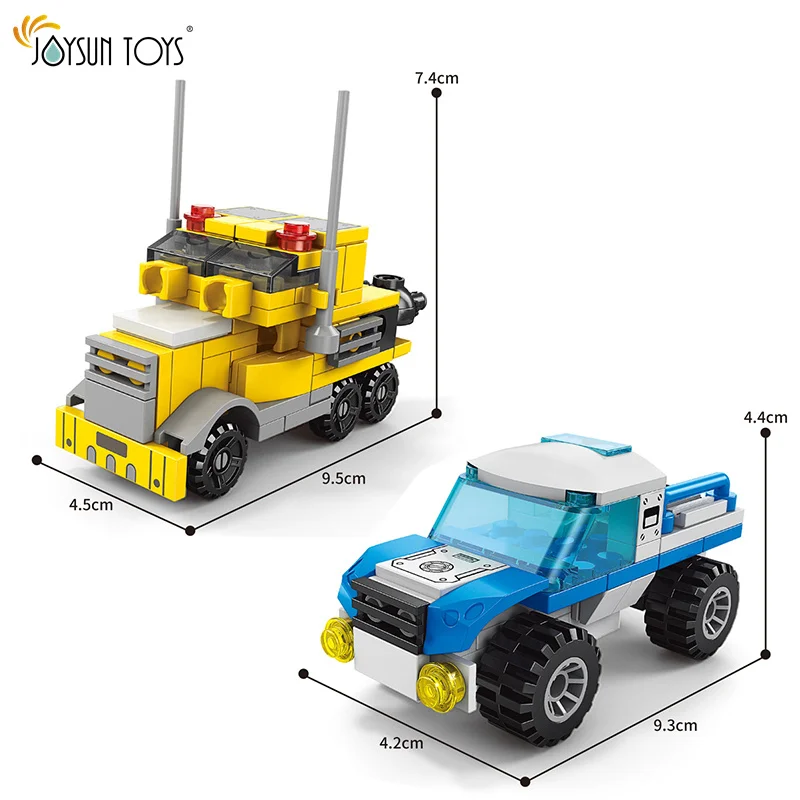 6-in-1Urban Mech robots Bricks Assemble Toys Building Block Educational car Building Block Set For Children