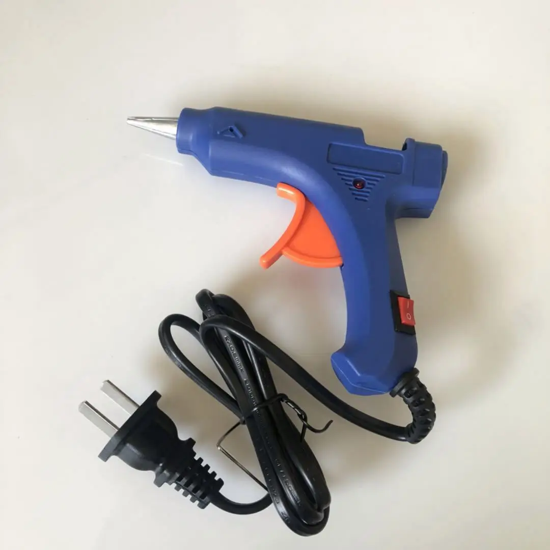 K322 New Arrived EU Plug Melt Glue Gun Use 7mm Glue Stick Home Mini Hand DIY Guns Thermo  Heat Temperature Tool