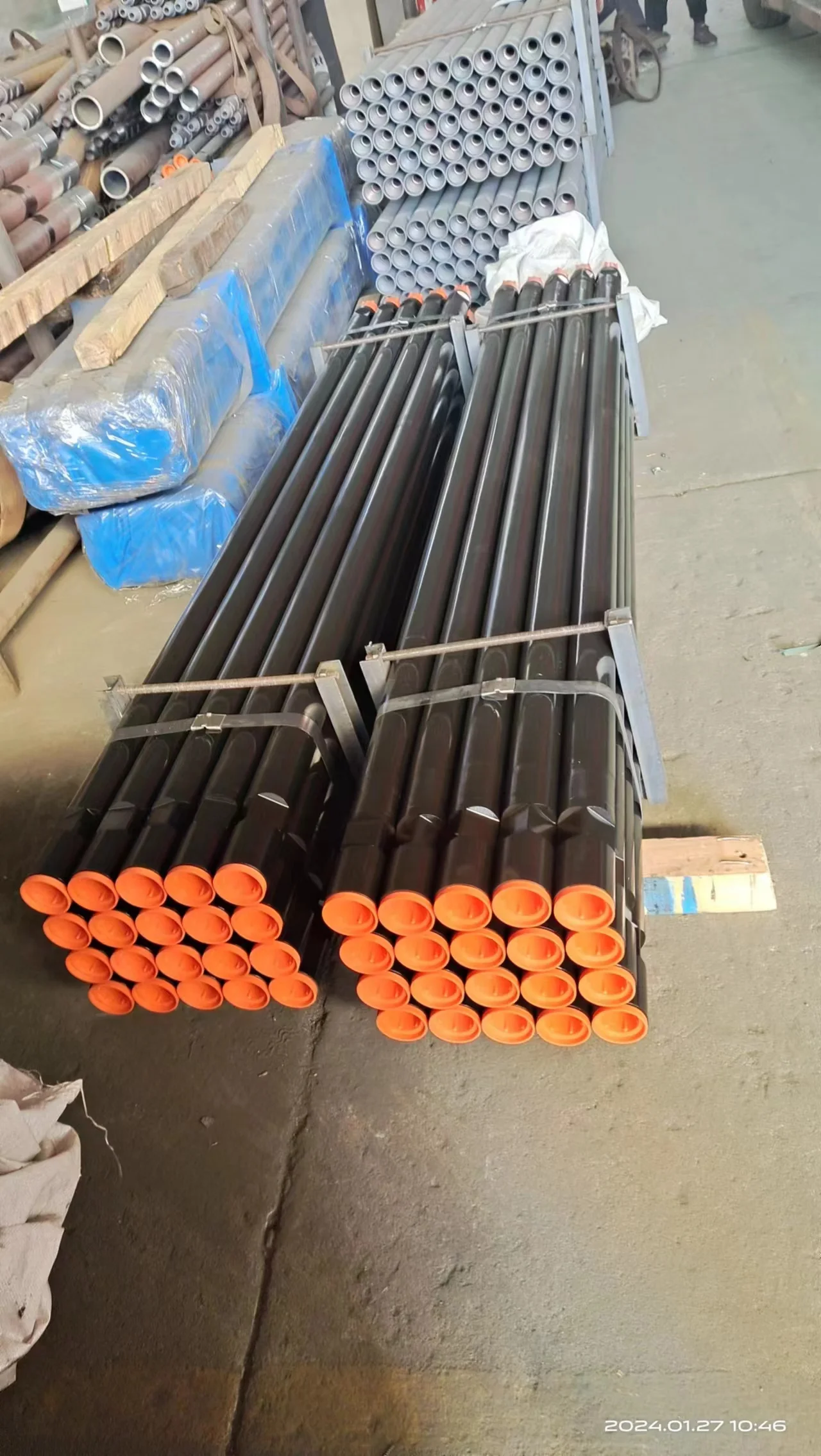 High-quality 76-114mm DTH Drilling Rods Threaded Oilfield Drill Pipes by Manufacturer