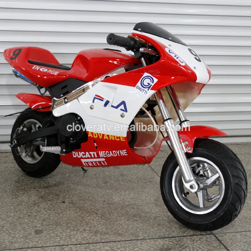 Chinese Cheap 2 Stroke Pocket Bike 50CC Motorcycles for Children