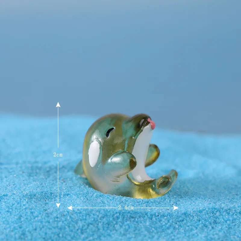 Хорошее качество 3d миниатюрные смолы кабошон морские животные украшения