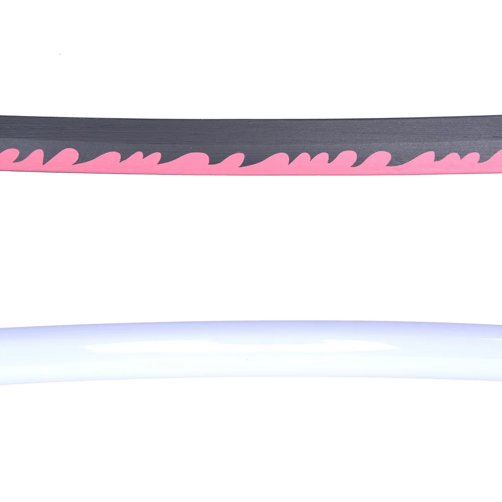 104cm Custom White Bamboo Blade Anime Sword Cosplay Katana Sword Toy for Demon Slayer Kanroji Mitsuri