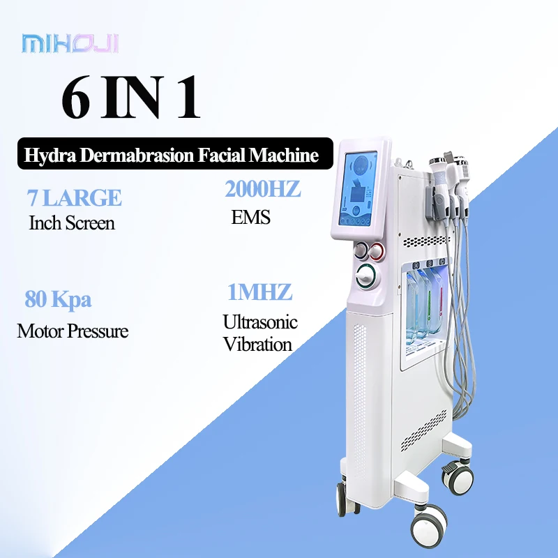 vertical facial machine 2024 face lift h2O2 hydra dermabrasion hydro machine