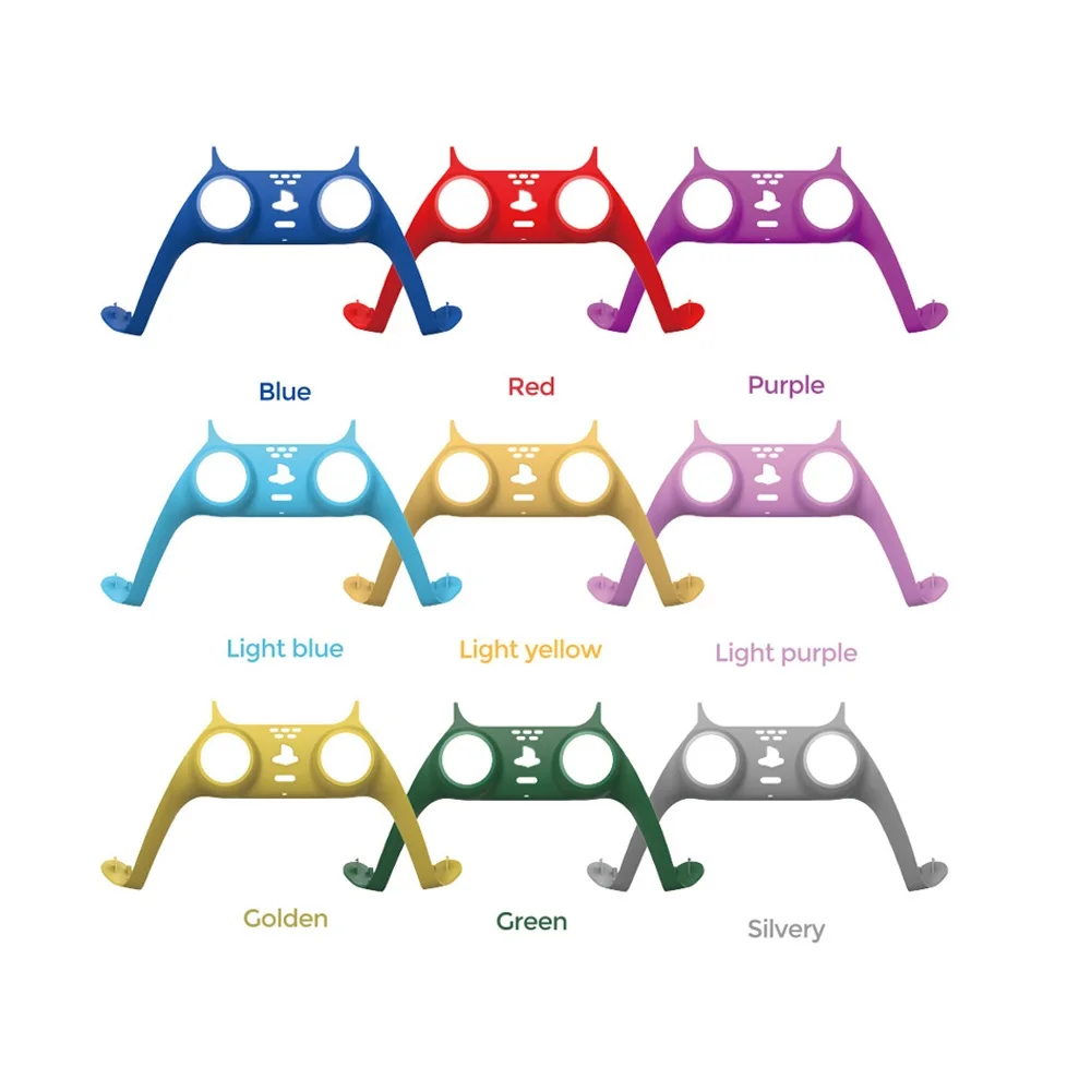 Game Controller Faceplate with Thumb Grips Replacement Shell Cover Decorative Case for Sony Playstation 5 Ps5 Controller